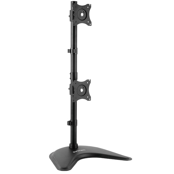 Startech.Com Dual Monitor Stand for Monitors up to 27" - Vertical - Steel ARMBARDUOV